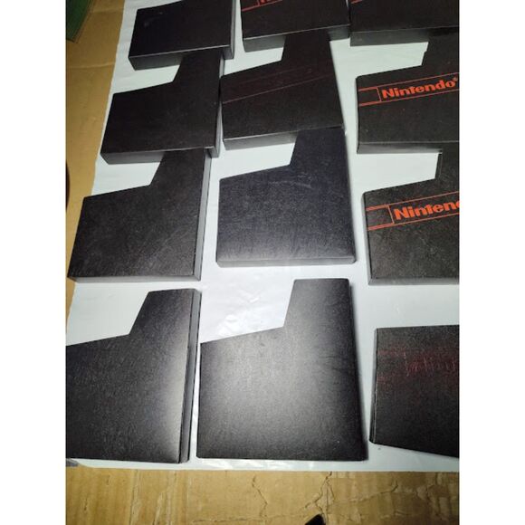 Lot of 17 OEM Nintendo NES Black Dust Jackets - Picture 6 of 10